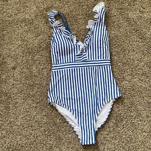 CUPSHE-Striped One Piece-Womens XL